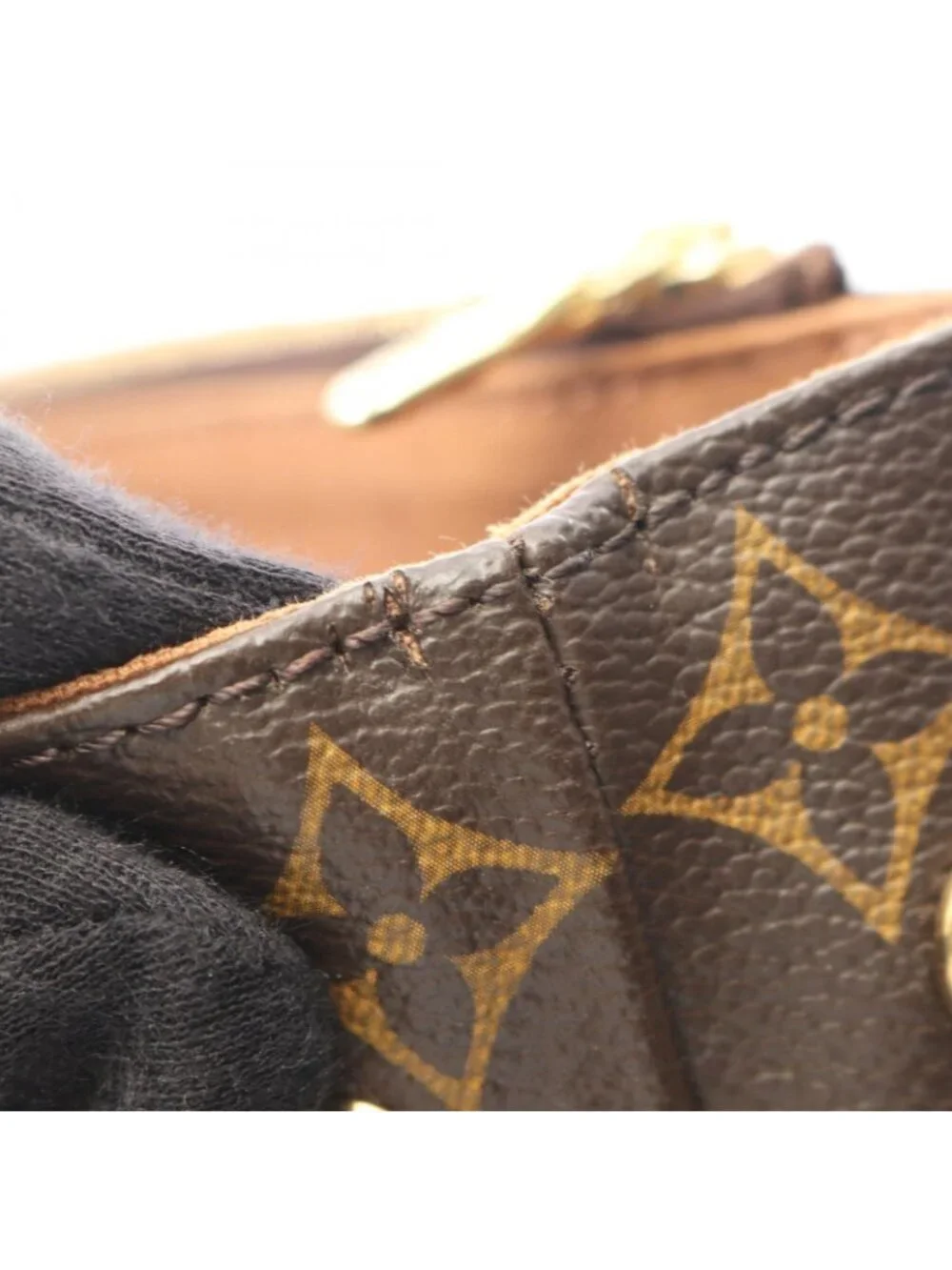 Louis Vuitton Tote Cabas Beau Canvas Leather